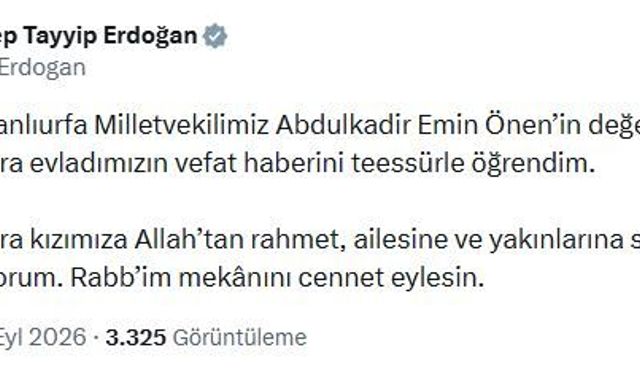 AK Parti Şanlıurfa Milletvekili Önen'in acı günü (2)