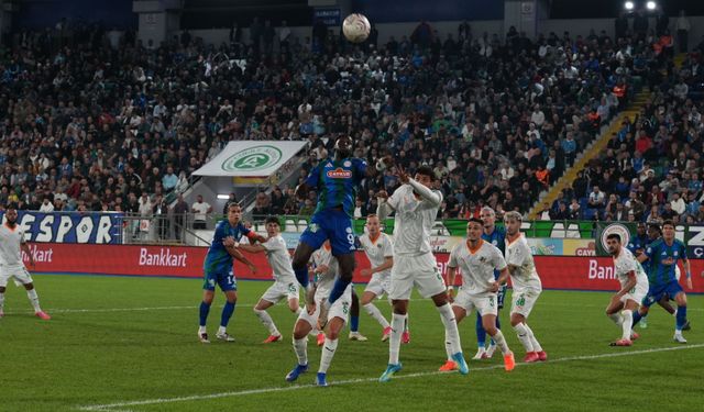 Çaykur Rizespor - Corendon Alanyaspor: 0-1