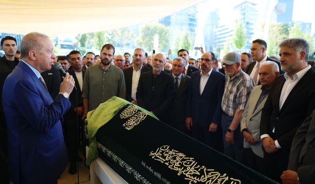 Cumhurbaşkanı Erdoğan, AK Parti Milletvekili Önen'in kızının cenazesine katıldı
