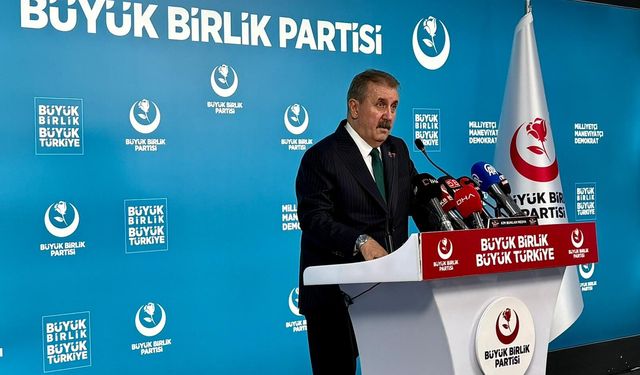 Destici: Türkiye'nin terör belasından kurtulmasını hep arzu ettik