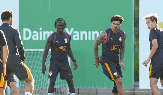 Galatasaray, Sporting maçının hazırlıklarına devam etti