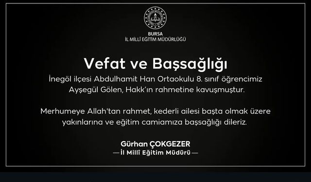 Hafif ticari aracın çarptığı bisikletli Ayşegül hayatını kaybetti (2)