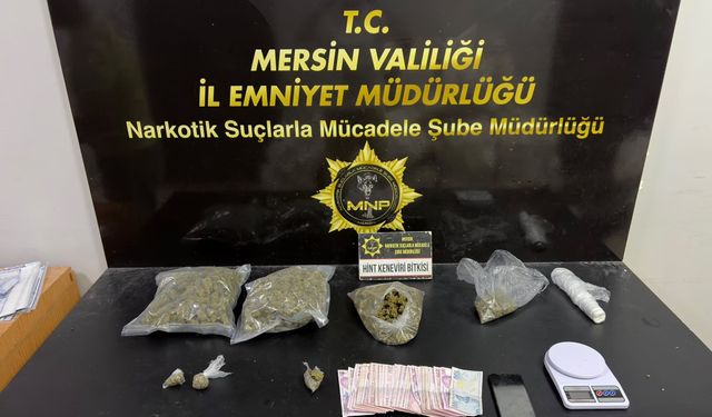 Mersin'de uyuşturucu operasyonlarında 3 tutuklama