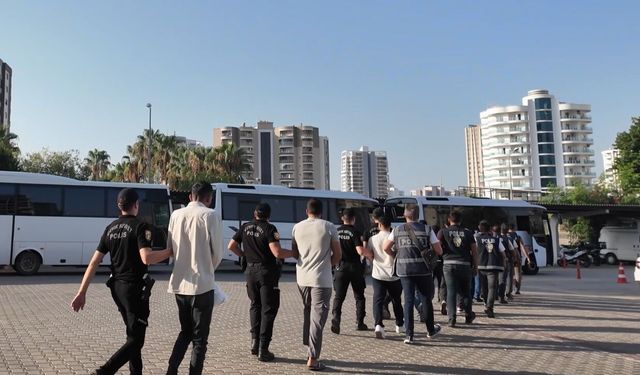 Mersin'de yasa dışı bahis operasyonu: 30 tutuklama