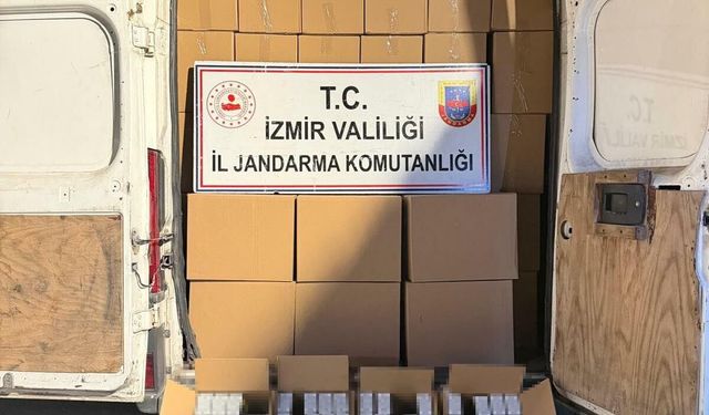 Minibüste 2,6 milyon bandrolsüz boş makaron ele geçirildi