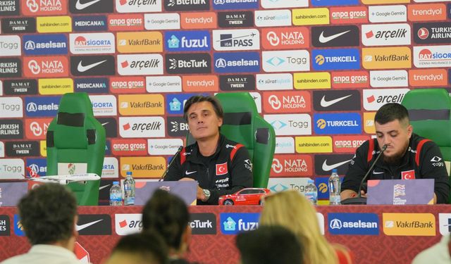 Vincenzo Montella: Maça çıkınca Türkiye'den başka bir şey görmeyeceğim