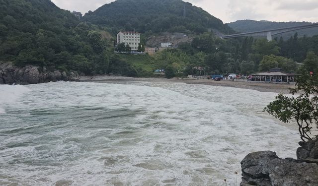 Zonguldak'ta denize girişler yasaklandı