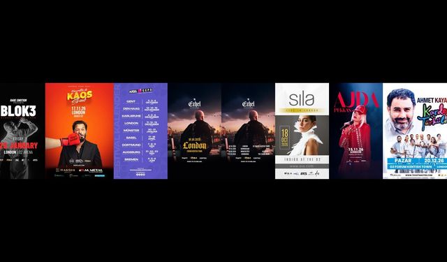 Londra'da Türk Rüzgarı: 6 Dev Konser Peş Peşe!