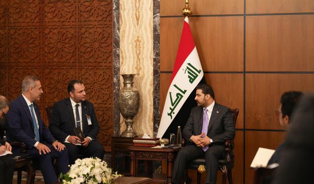 Bakan Fidan, Irak Başbakanı Zeydi tarafından kabul edildi