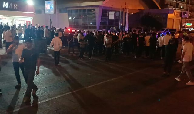 Batman'da otomobilin yayalara çarptığı kaza kamerada