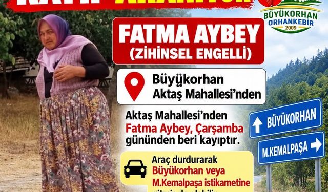 Bursa'da 2 gün önce kaybolan engelli kadın, ormanda bulundu