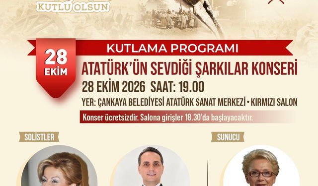 Cumhuriyet Bayramı, Çankaya'da çeşitli etkinliklerle kutlanacak