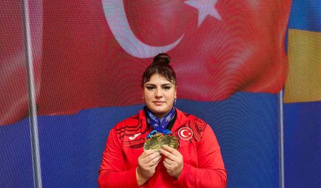 Genç milli halterciler Selahhattin Altın ve Tuana Süren, Avrupa şampiyonu oldu