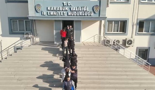 Karabük merkezli 15 ilde dolandırıcılık operasyonu: 26 tutuklama