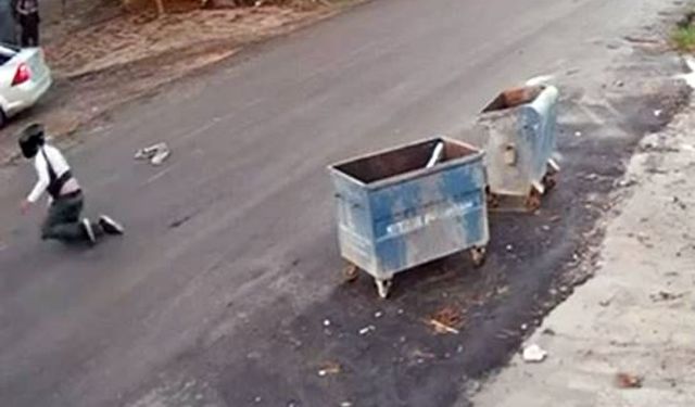 Kediye çarpmamak için manevra yaptığı motosikleti devrilen sürücü yaralandı