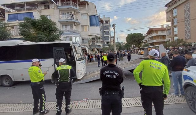 Manisa'da servis minibüsünün çarptığı bisikletli çocuk öldü
