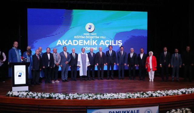 YÖK Başkanı Özvar Denizli'de akademik yılı açılış töreninde konuştu