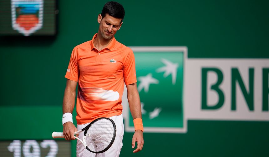 Djokovic, ilk grand slam turnuvasında üzüldü
