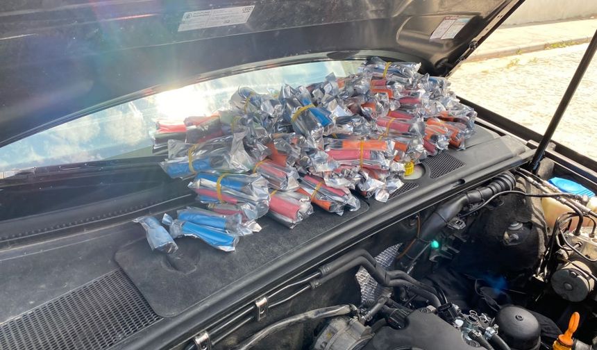 Kapıkule'de gümrük trafiğinden şüphelenilen otomobillerde 3 bin elektronik sigara ele geçirildi