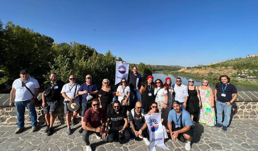 Sunexpress İngiltere acentalarıyla Güneydoğu’da sezonun yorgunluğunu attı