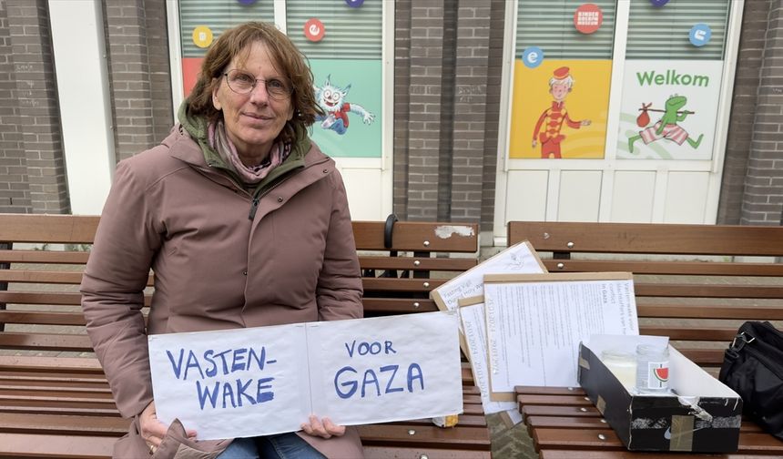 Hollandalı Profesör Hilhorst'den Gazze için açlık grevi