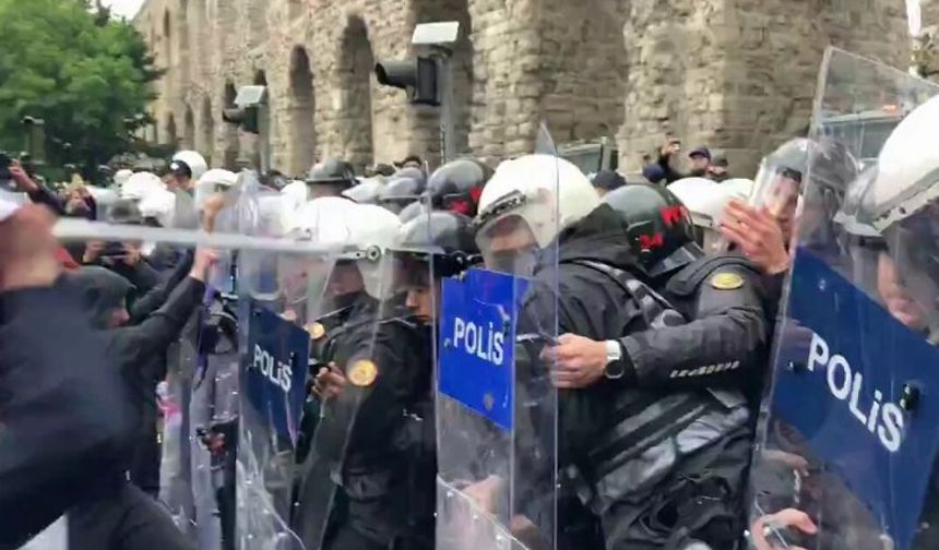 Taksim Meydanı'na ilerlemeye çalışan 210 kişi gözaltında