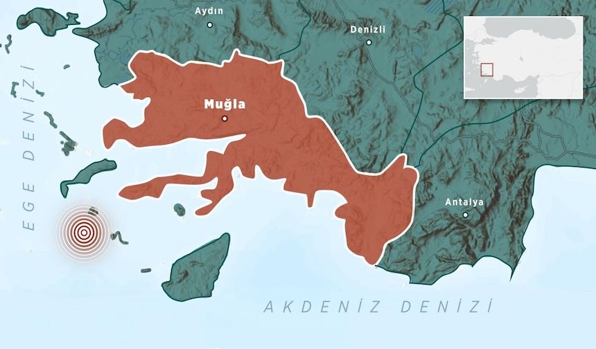 Akdeniz'de deprem! Muğla ve çevresi etkilendi