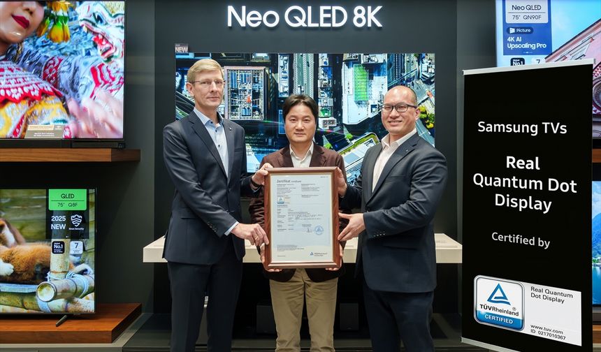 Samsung QLED TV'ler "Gerçek Quantum Dot Ekran" sertifikası aldı