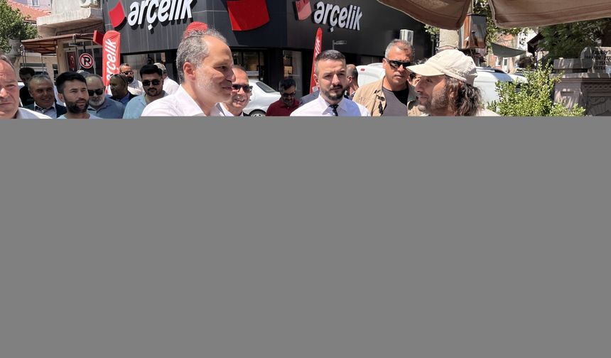 Yeniden Refah Partisi Genel Başkanı Erbakan, Çanakkale'de partililerle buluştu