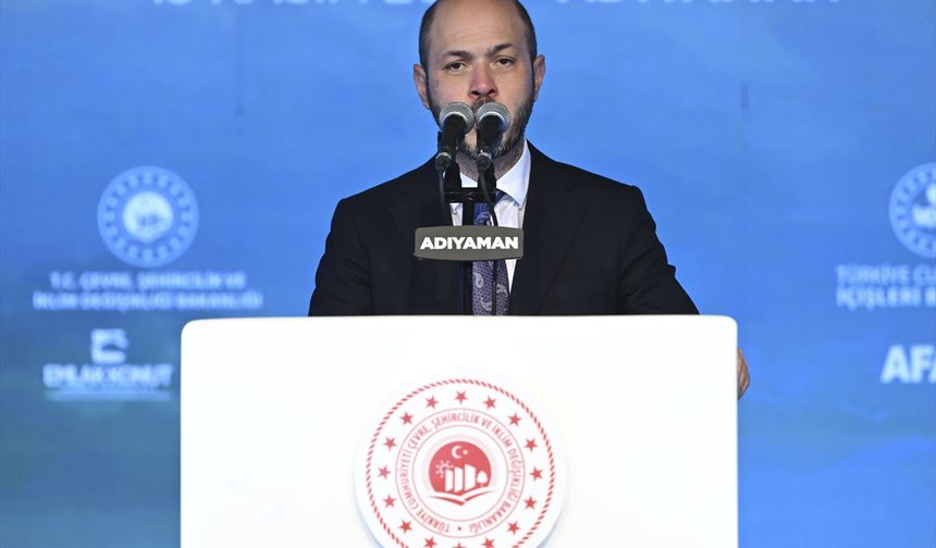 Bakan Göktaş, Adıyaman'da 350 bininci deprem konutunun teslim töreninde konuştu: