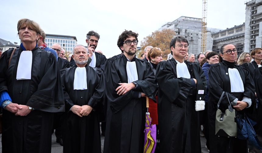 Belçika'da yargı yürüdü!  Adalete ihtiyaç var