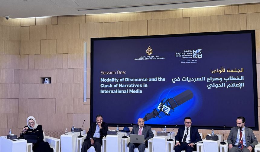 Katar'daki konferansta uluslararası medyanın İsrail'in Gazze'ye saldırılarını ele alış biçimi tartışıldı