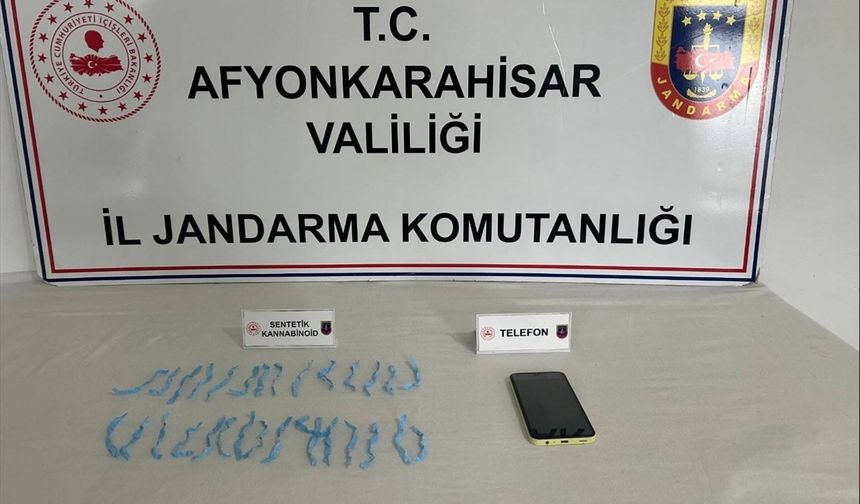 Afyonkarahisar'da uyuşturucu operasyonunda 1 şüpheli tutuklandı
