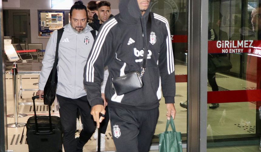 Beşiktaş kafilesi Trabzon'a geldi