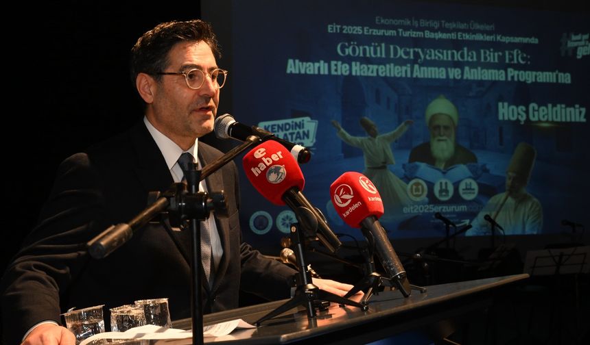 Erzurum'da Alvarlı Efe Hazretleri'ni anma programı düzenlendi