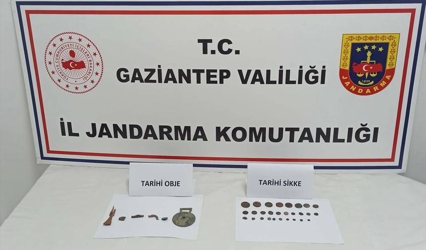 Gaziantep'te tarihi eser kaçakçılığı operasyonunda 3 şüpheli yakalandı