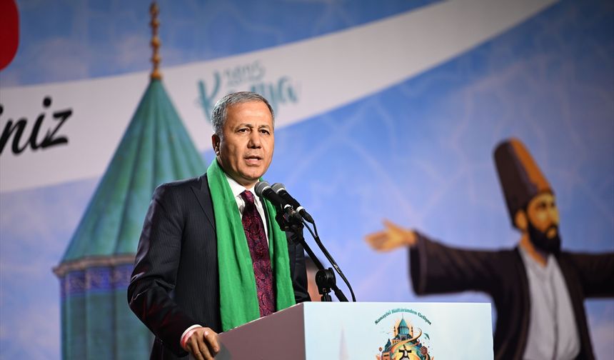 İçişleri Bakanı Yerlikaya, Atatürk Havalimanı Millet Bahçesi'ndeki 9. Konya İl Tanıtım Günleri'nde konuştu: