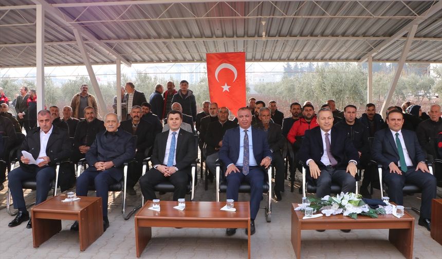 Kilis'te çiftçilere makine ve ekipman desteği