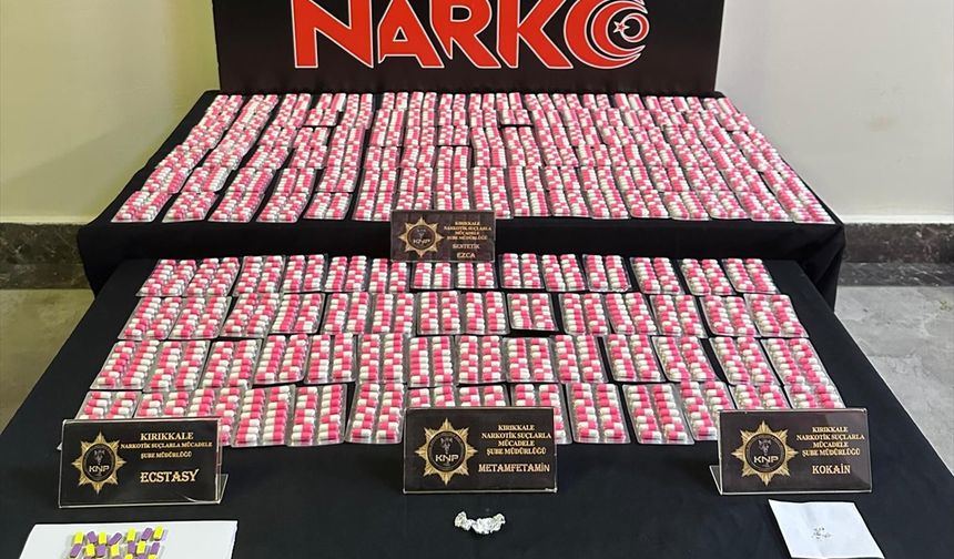 Kırıkkale'de uyuşturucu operasyonunda 4 zanlı tutuklandı