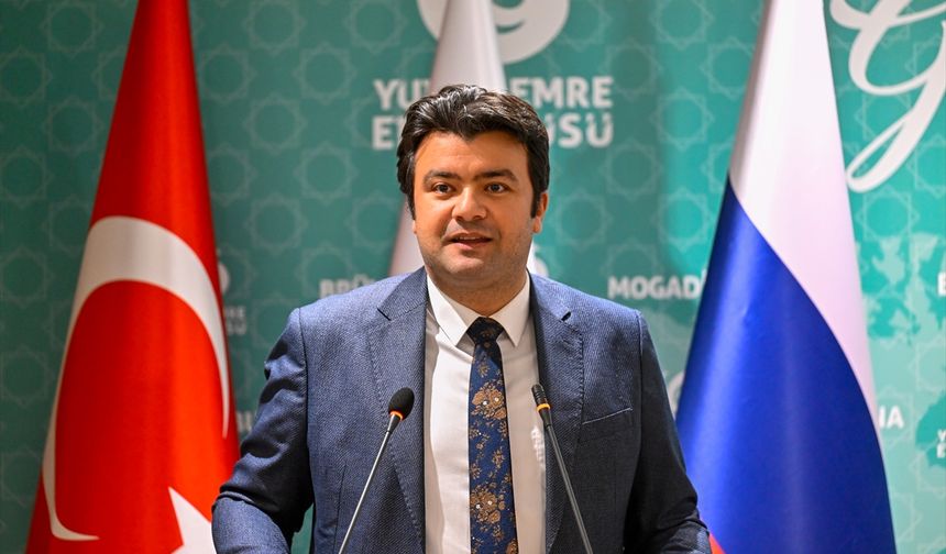 Rusya'nın başkenti Moskova'da Türkçe öğrenen Rus vatandaşları sertifikalarını aldı