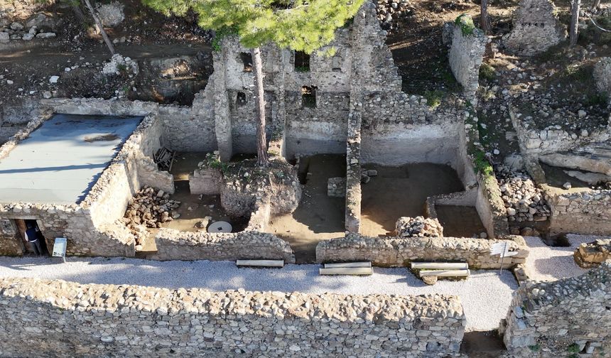 Syedra Antik Kenti'nin zeytinyağı üretim merkezi olduğu tespit edildi