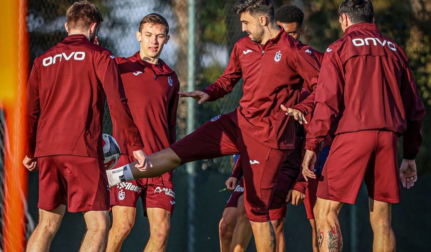 Trabzonspor, Gençlerbirliği maçı hazırlıklarını sürdürdü
