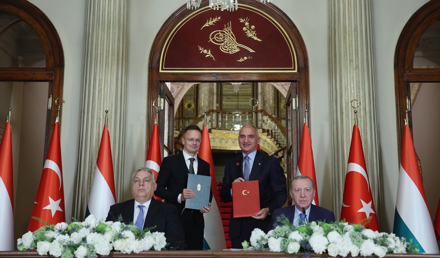 Türkiye ile Macaristan arasında 16 anlaşma imzalandı