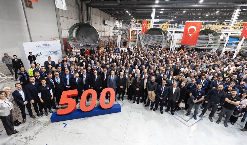 TUSAŞ'tan Airbus'a 500'üncü A320 uçağı sevkiyatı