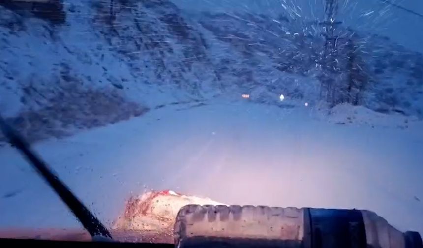 Adıyaman'da kar ulaşımı olumsuz etkiledi