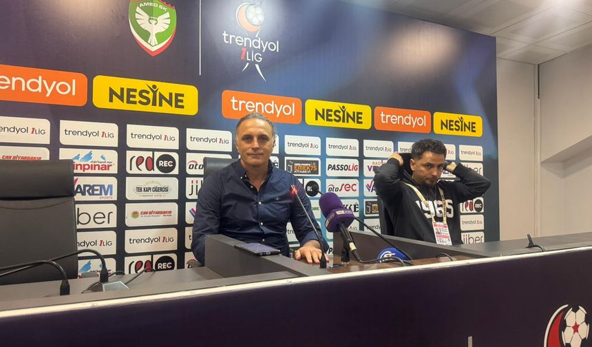 Amed Sportif Faaliyetler-Bandırmaspor maçının ardından