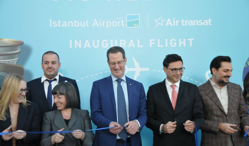 İstanbul Havalimanı'nın 116'ncı havayolu şirketi Air Transat oldu