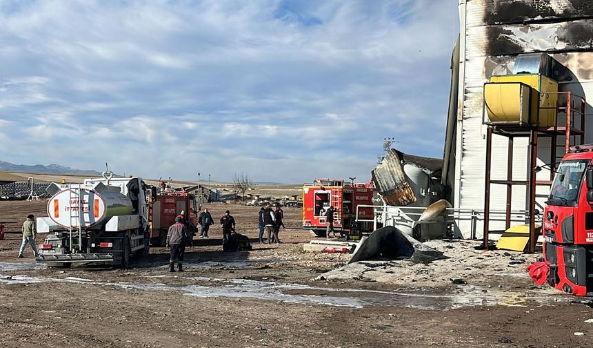 Afyonkarahisar'da enerji santralinde yangın