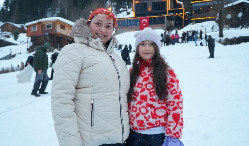 Ayder Kardan Adam Kış Festivali'nde ikinci gün heyecanı