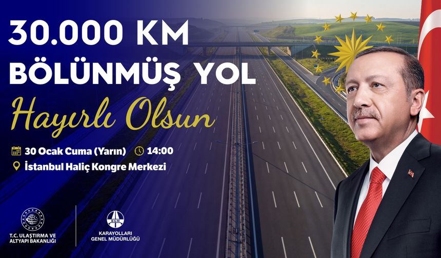 Bakan Uraloğlu: Bölünmüş yol uzunluğumuz, Dünya'nın çevresinin 4'te 3'üne ulaştı